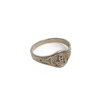 Youth/Woman’s Family Medallion® Sterling Silver ® Ring (Solid)